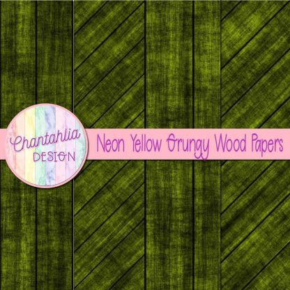 Free neon yellow grungy wood digital papers