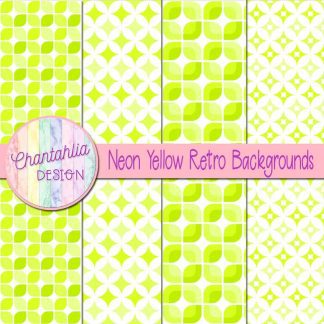 Free neon yellow retro backgrounds
