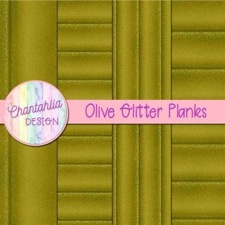 Free olive glitter planks digital papers