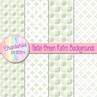 Free pastel green retro backgrounds
