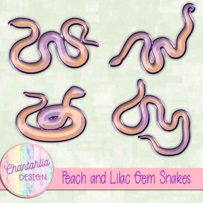 Free peach and lilac gem snakes