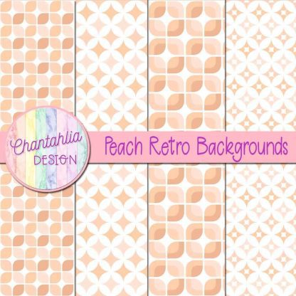 Free peach retro backgrounds