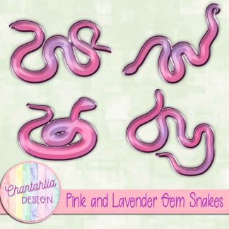 Free pink and lavender gem snakes