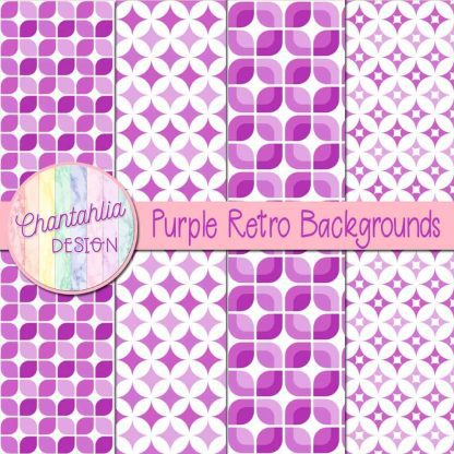Free purple retro backgrounds