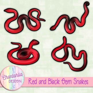 Free red and black gem snakes