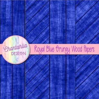 Free royal blue grungy wood digital papers