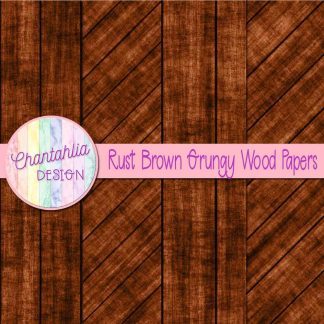 Free rust brown grungy wood digital papers