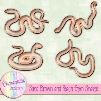 Free sand brown and peach gem snakes