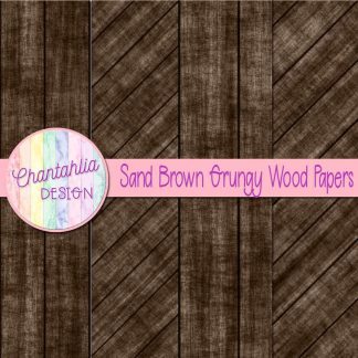 Free sand brown grungy wood digital papers