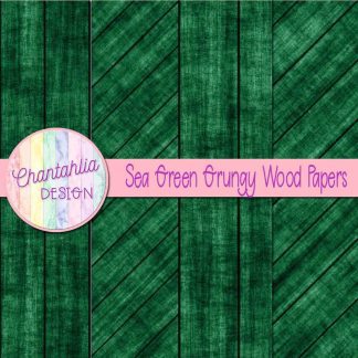 Free sea green grungy wood digital papers