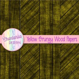 Free yellow grungy wood digital papers