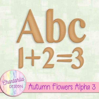 Free alpha in an Autumn Flowers theme