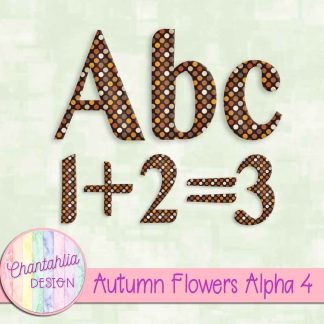 Free alpha in an Autumn Flowers theme