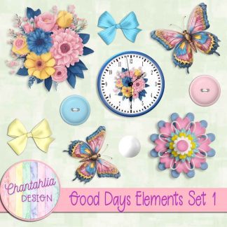 Free design elements in a Good Days theme