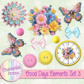 Free design elements in a Good Days theme