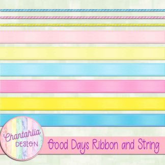 Free ribbon and string in a Good Days theme