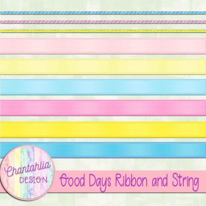 Free ribbon and string in a Good Days theme