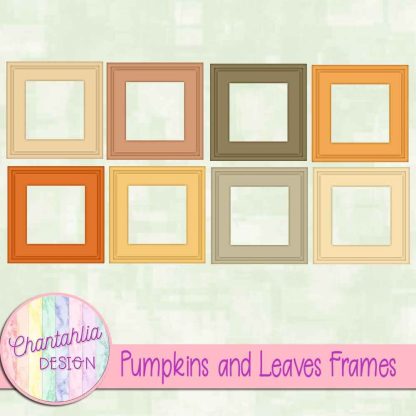 Free frames in a Pumpkins and Leaves theme
