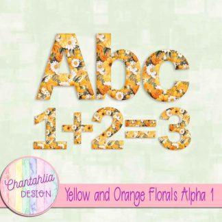 Free alpha in a Yellow and Orange Florals theme