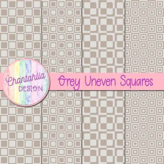 Free grey uneven squares digital papers