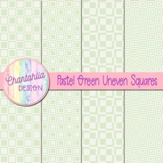 Free pastel green uneven squares digital papers