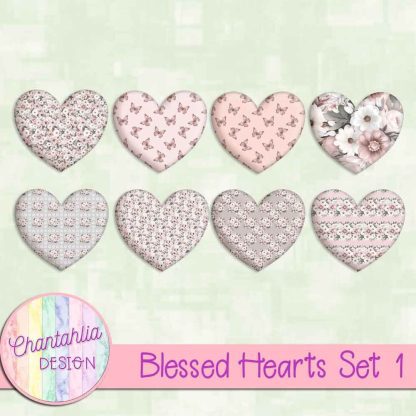 Free hearts in a Blessed theme