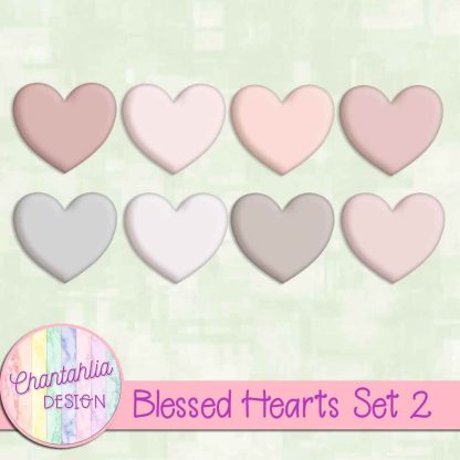 Free hearts in a Blessed theme