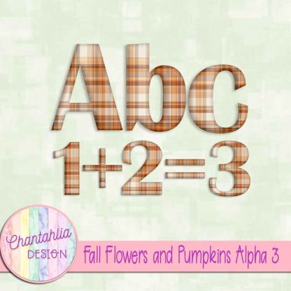 Free alpha in a Fall Flowers and Pumpkins theme