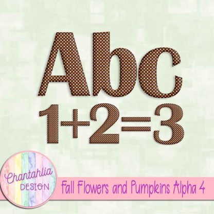 Free alpha in a Fall Flowers and Pumpkins theme