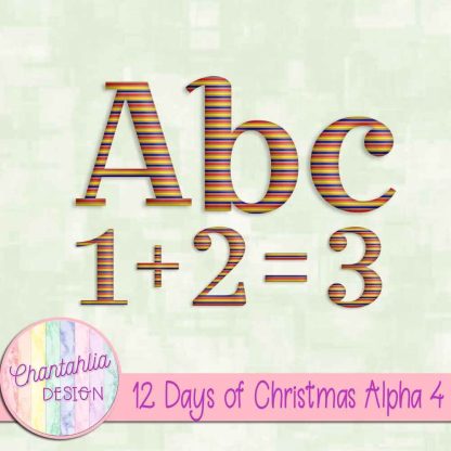 Free alpha in a 12 Days of Christmas theme