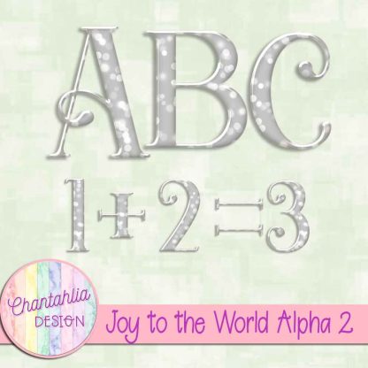 Free alpha in a Joy to the World Christmas theme