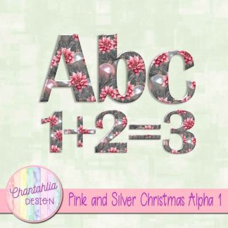 Free alpha in a Pink and Silver Christmas theme