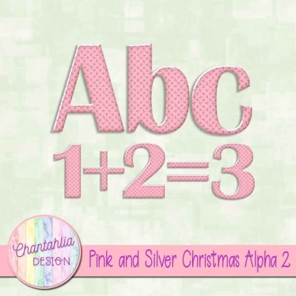 Free alpha in a Pink and Silver Christmas theme