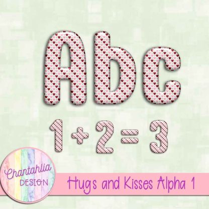 Free Alpha in a Hugs and Kisses theme