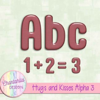 Free Alpha in a Hugs and Kisses theme