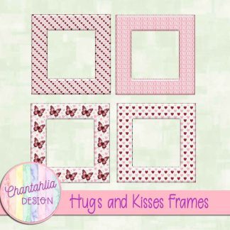 Free Frames in a Hugs and Kisses theme