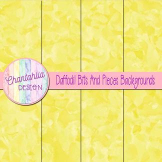 Free daffodil bits and pieces backgrounds