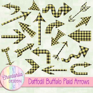Free daffodil buffalo plaid arrows