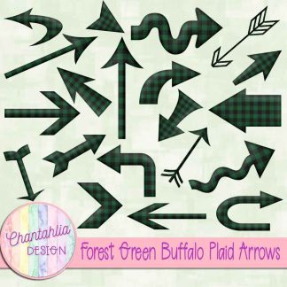 Free forest green buffalo plaid arrows