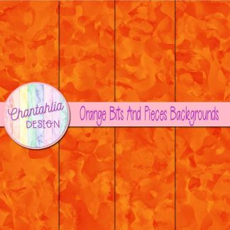 Free orange bits and pieces backgrounds