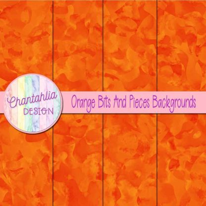 Free orange bits and pieces backgrounds