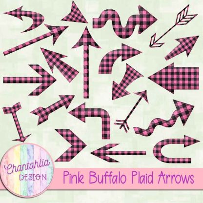 Free pink buffalo plaid arrows