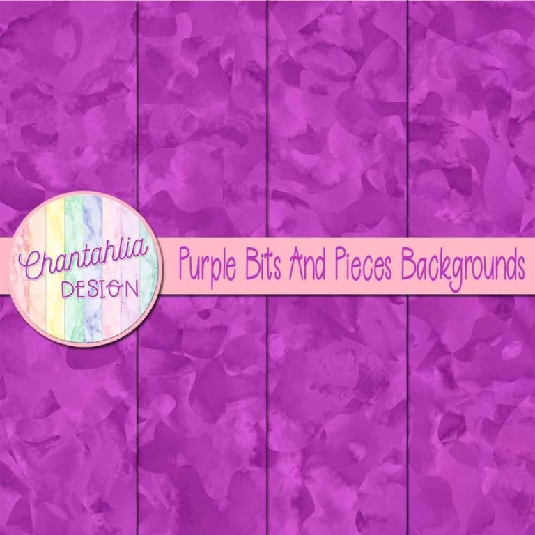 Purple Bits and Pieces Backgrounds
