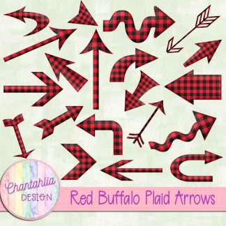 Free red buffalo plaid arrows