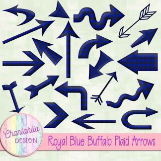 Free royal blue buffalo plaid arrows