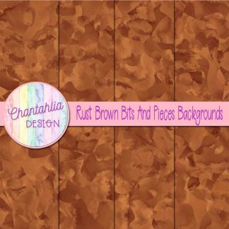 Free rust brown bits and pieces backgrounds