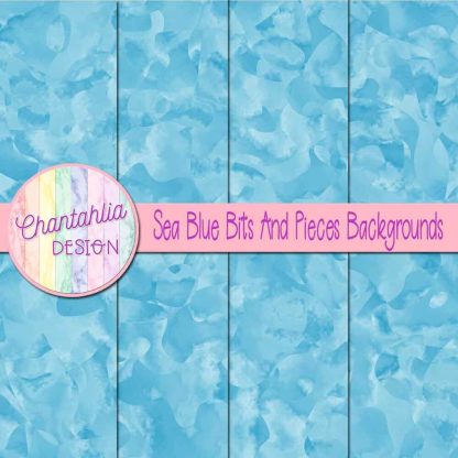 Free sea blue bits and pieces backgrounds