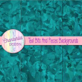 Free teal bits and pieces backgrounds