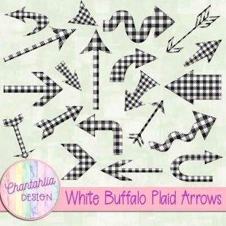 Free white buffalo plaid arrows