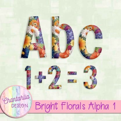 Free alpha in a Bright Florals theme